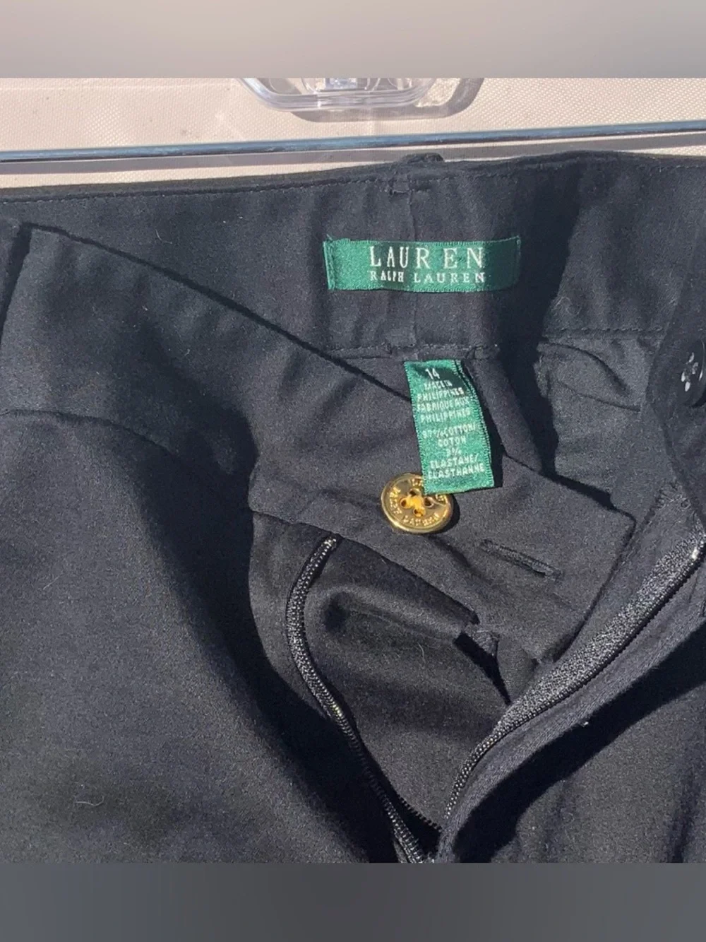 Ralph Lauren Black Shorts 14 - Picture 4 of 4